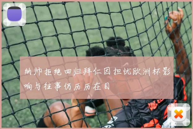 纳帅拒绝回归拜仁因担忧欧洲杯影响与往事仍历历在目